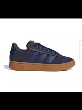 adidas Grand Court Alpha 00s Navy with Gum Sole